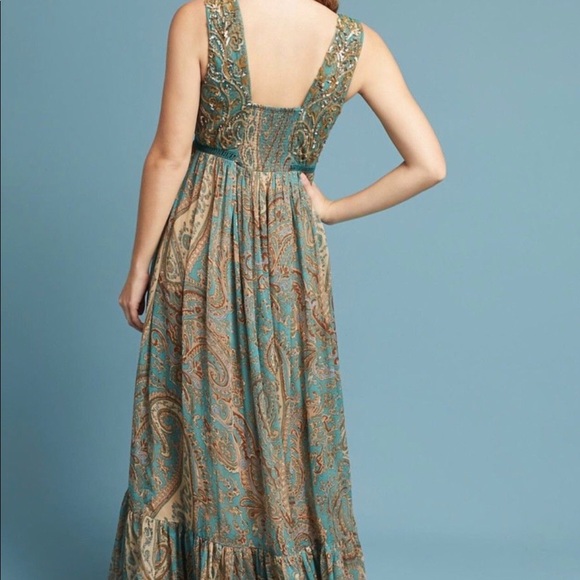 BEADED paIsley maxi dress - Picture 7 of 7